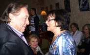 Marta s Karlem Gottem na oslavě narozenin (foto T. Padevět)